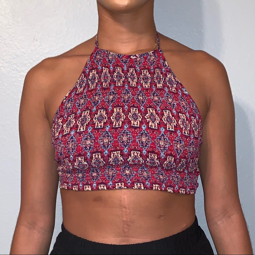 Patterned Crop top